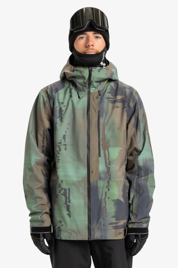 Quiksilver Muldrow 20K Vandeniui Atspari Slidinėjimo Striukė Vyrams|Surfwax Surf stiliaus aprangos parduotuvė nuo 2010