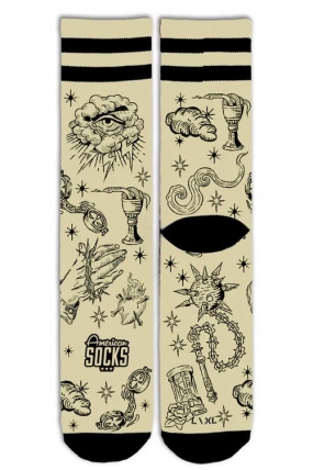 American Socks | Sacred Drėgmę Sugeriančios Kojinės| Surfwax Surf stiliaus aprangos parduotuvė nuo 2010