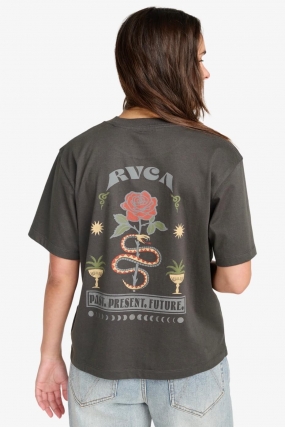 Rvca Rose Poster T-Shirt For Women| Surfwax Surf Clothing shop since 2010
