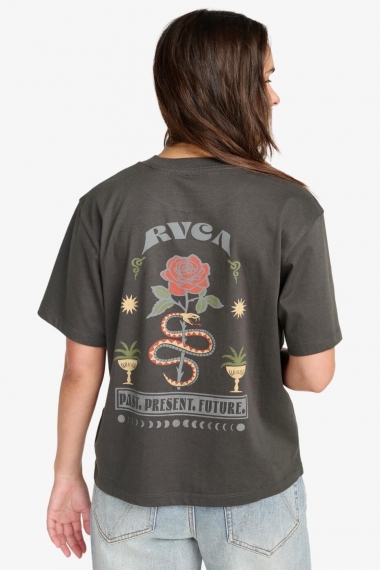 Rvca Rose Poster T-Shirt For Women| Surfwax Surf Clothing shop since 2010
