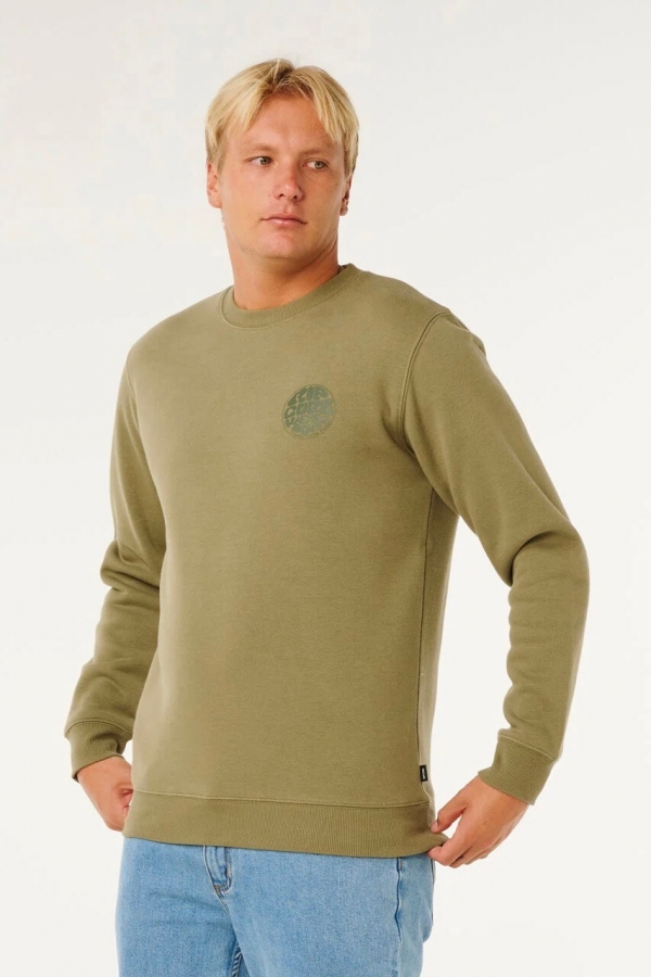 RipCurl Wetsuit Icon Crew Fleece Bliuzonas| Surfwax Surf stiliaus aprangos parduotuvė nuo 2010| Laisvalaikio Apranga