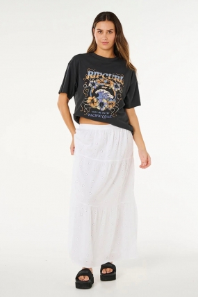 Ripcurl Pacific Coast Heritage Tee| Moteriška vasariška palaidinė| Surfwax Surf stiliaus aprangos parduotuvė nuo 2010