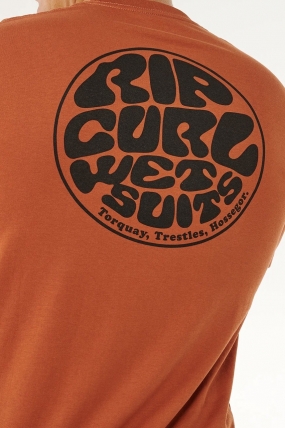 RipCurl Wettie Passage Icon Tee| Surfwax Surf Clothing shop since 2010