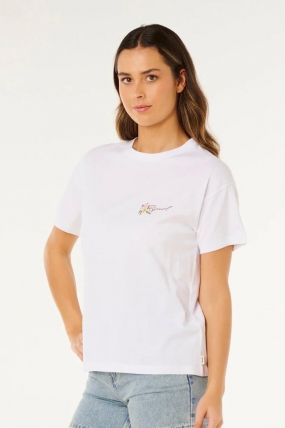 Ripcurl Poolside Tee| Moteriška vasariška palaidinė| Surfwax Surf stiliaus aprangos parduotuvė nuo 2010