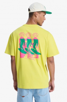 Quiksilver Flowers Surfing T-Shirt| Surf Stiliaus Marškinėliai Vyrams| Surfwax Surf stiliaus aprangos parduotuvė nuo 2010