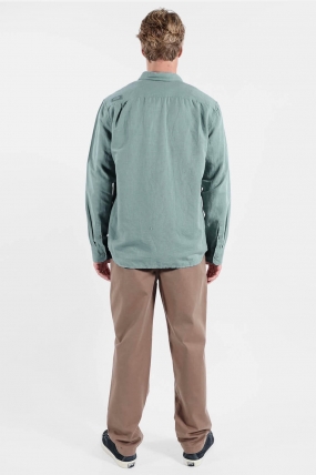 Oxbow LINEN Vyriški Lino Marškiniai Ilgomis Rankovėmis|Surfwax Surf stiliaus aprangos parduotuvė nuo 2010