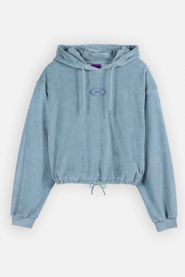 Oxbow VELVET Cropped Hoodie For Women|Surfwax Surf Clothing shop since 2010