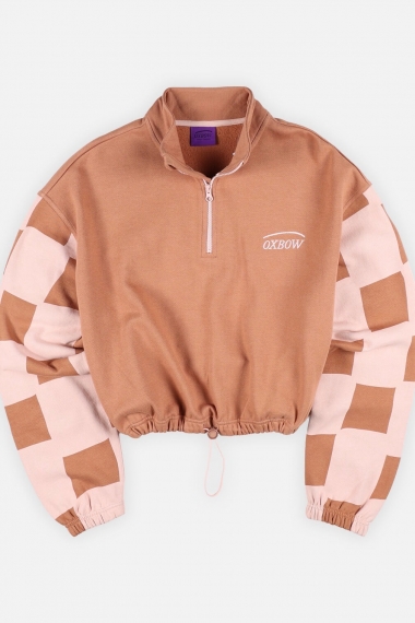 Oxbow SLIDES Oversized Sweatshirt| Jaukus Moteriškas Bliuzonas | Surfwax Surf stiliaus aprangos parduotuvė nuo 2010