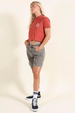 Oxbow RADIATE T-Shirt for Women|Surfwax Surf Clothing shop since 2010| Crop Top