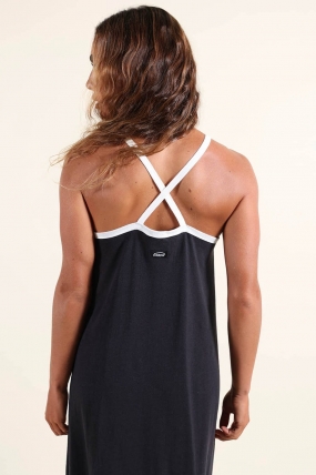 Oxbow SATIVA Dress | Vasariška Suknelė | Surfwax Surf stiliaus aprangos parduotuvė nuo 2010 | Ilga Juoda Suknelė