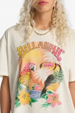 Billabong Birds Of Paradise| Moteriški Marškinėliai| Surfwax Surf stiliaus aprangos parduotuvė nuo 2010| Vasariška Palaidinė