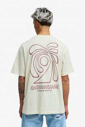 Quiksilver Curve Palm T-Shirt| Surf Style T-Shirt|  Surfwax Surf Clothing shop since 2010
