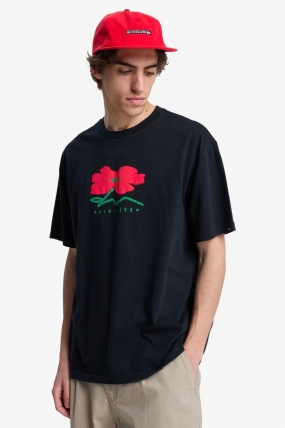 Quiksilver Structured Flower T-Shirt| Surf Style T-Shirt|  Surfwax Surf Clothing shop since 2010