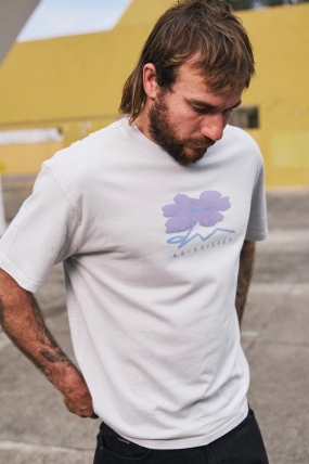 Quiksilver Structured Flower T-Shirt| Surf Style T-Shirt|  Surfwax Surf Clothing shop since 2010