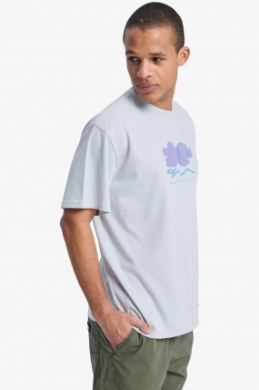 Quiksilver Structured Flower T-Shirt| Surf Stiliaus Marškinėliai Vyrams| Surfwax Surf stiliaus aprangos parduotuvė nuo 2010