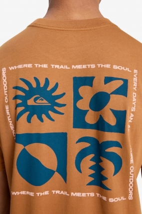 Quiksilver Evo Blossom Of Peace T-Shirt| Vasariški Surf Marškinėliai Vyrams| Surfwax Surf stiliaus apranga