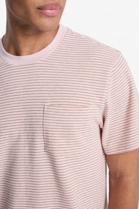 Quiksilver Lopaz Striped T-Shirt| Vasariški Surf Marškinėliai Vyrams| Surfwax Surf stiliaus aprangos parduotuvė nuo 2010