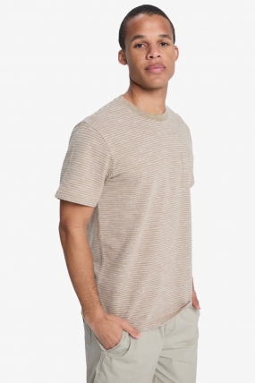 Quiksilver Lopaz Striped T-Shirt| Vasariški Surf Marškinėliai Vyrams| Surfwax Surf stiliaus aprangos parduotuvė nuo 2010