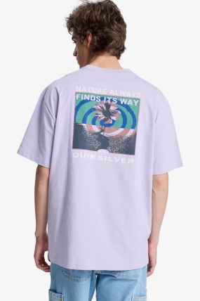 Quiksilver Upside Down T-Shirt| Vasariški Surf Marškinėliai Vyrams| Surfwax Surf stiliaus aprangos parduotuvė nuo 2010