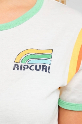 Ripcurl Surf Side Ringer Summer Top | Moteriška vasariška palaidinė| Surfwax Surf stiliaus aprangos parduotuvė nuo 2010