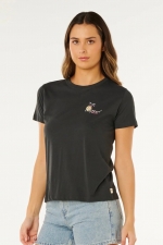 Ripcurl Tide Line Tee| Moteriška vasariška palaidinė| Surfwax Surf stiliaus aprangos parduotuvė nuo 2010|