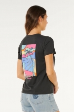 Ripcurl Tide Line Tee| Moteriška vasariška palaidinė| Surfwax Surf stiliaus aprangos parduotuvė nuo 2010|