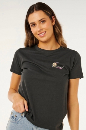 Ripcurl Tide Line Tee| Moteriška vasariška palaidinė| Surfwax Surf stiliaus aprangos parduotuvė nuo 2010|