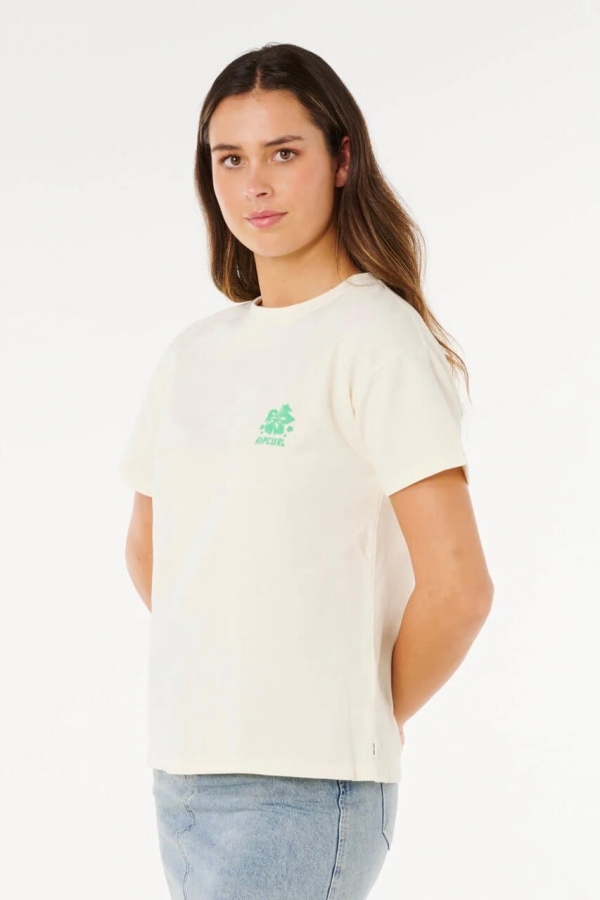 Ripcurl Surf Puff Tee| Moteriška vasariška palaidinė| Surfwax Surf stiliaus aprangos parduotuvė nuo 2010