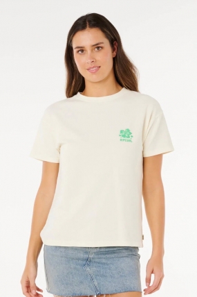 Ripcurl Surf Puff Tee| Moteriška vasariška palaidinė| Surfwax Surf stiliaus aprangos parduotuvė nuo 2010