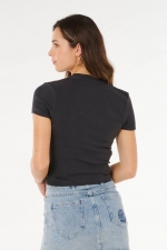 Ripcurl Surf Side Tee| Moteriška vasariška palaidinė| Surfwax Surf stiliaus aprangos parduotuvė nuo 2010| Lengvi Marškinėliai
