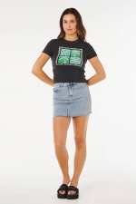 Ripcurl Surf Side Tee| Moteriška vasariška palaidinė| Surfwax Surf stiliaus aprangos parduotuvė nuo 2010| Lengvi Marškinėliai