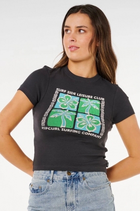 Ripcurl Surf Side Tee| Summer T-Shirt for Women | Surfwax Surf Clothing shop since 2010
