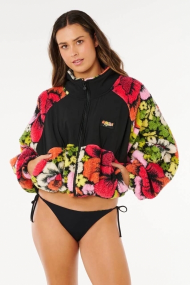 RipCurl Blooming Polar Fliso Džemperis|Surfwax Surf stiliaus aprangos parduotuvė nuo 2010| Šiltas Moteriškas Bliuzonas