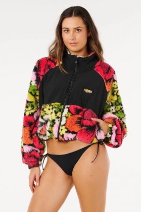 RipCurl Blooming Polar Fleece| Cosy Jacket For Women|Surfwax Surf Clothing shop since 2010