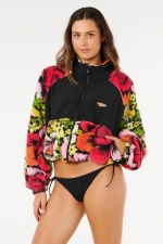RipCurl Blooming Polar Fliso Džemperis|Surfwax Surf stiliaus aprangos parduotuvė nuo 2010| Šiltas Moteriškas Bliuzonas