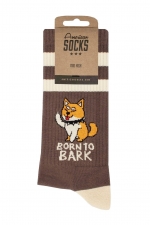 American Socks Born To Bark Kojinės