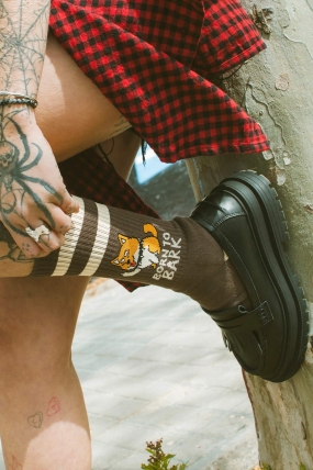 American Socks Born To Bark Kojinės