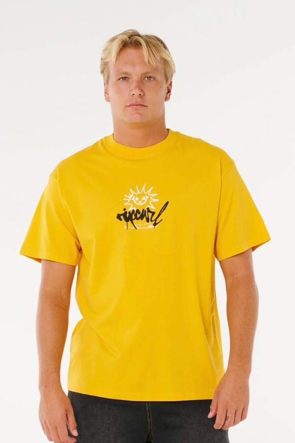 RipCurl Inner Visions Rotten Sun Vyriški Marškinėliai|Surfwax Surf stiliaus aprangos parduotuvė nuo 2010