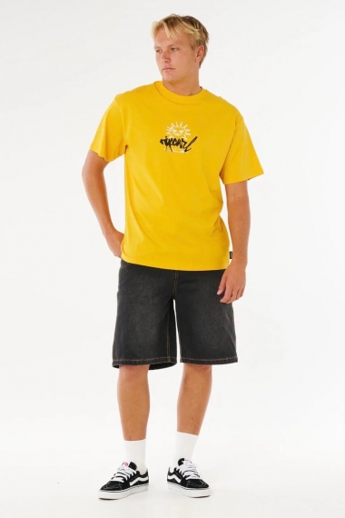 RipCurl Inner Visions Rotten Sun Short Sleeve Shirt For Women|Surfwax Surf Clothing shop since 2010