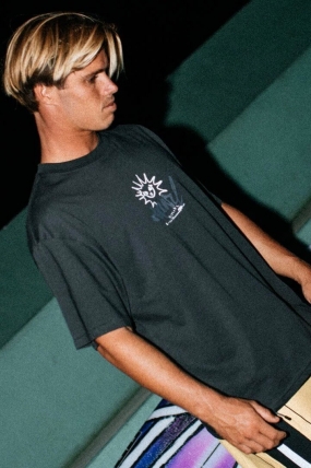 RipCurl Inner Visions Rotten Sun Vyriški Marškinėliai|Surfwax Surf stiliaus aprangos parduotuvė nuo 2010