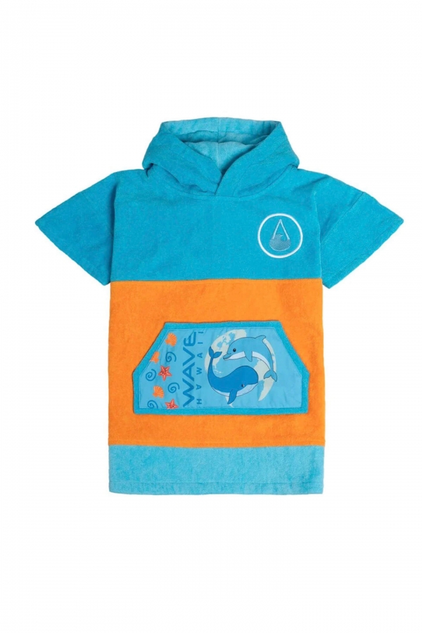 WAVE HAWAII Poncho Keiko Gobtuvas Vaikams|Rankšluostis| Pončas|Surfwax Surf stiliaus apranga