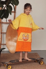 WAVE HAWAII Poncho Beach Gobtuvas Vaikams|Rankšluostis| Pončas|Surfwax Surf stiliaus apranga