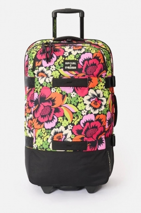 RipCurl F-Light Global 100L Blooming Kelioninis Krepšys ant Ratukų|Surfwax Surf stiliaus aprangos parduotuvė nuo 2010