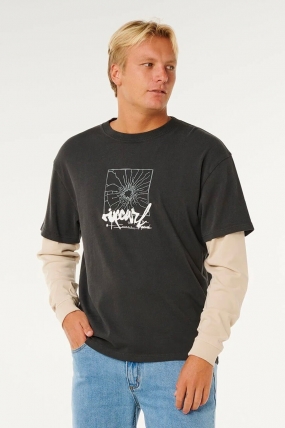 RipCurl Inner Visions Smashed Long Sleeve T-Shirt For Men|Surfwax Surf Clothing shop since 2010