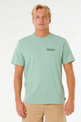 RipCurl Vaporcool Search Peak Vyriški Marškinėliai |Surfwax Surf stiliaus aprangos parduotuvė nuo 2010