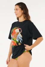 Ripcurl Wave Crest Heritage Tee| Summer T-Shirt for Women | Surfwax Surf Clothing shop since 2010