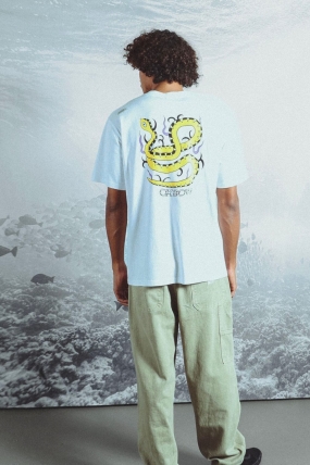 Oxbow SEASNAKE Vyriški Marškinėliai Vasarai|Surfwax Surf stiliaus aprangos parduotuvė nuo 2010| Trumparankoviai Marškinėliai