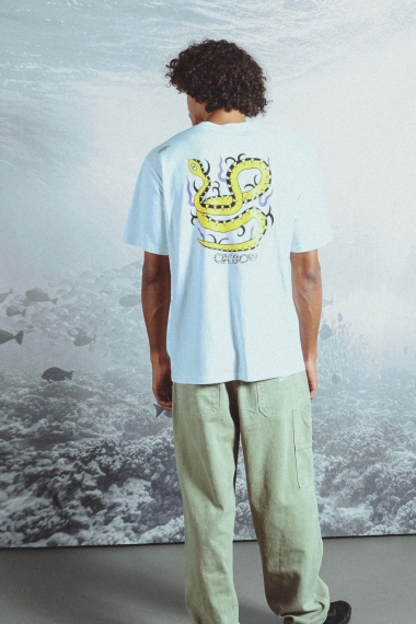 Oxbow SEASNAKE Vyriški Marškinėliai Vasarai|Surfwax Surf stiliaus aprangos parduotuvė nuo 2010| Trumparankoviai Marškinėliai