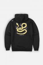 Oxbow WILDLIFE Men's Zip Hoodie | 100% Organic Cotton | Elliot Snowman Artwork | Comfort Fit Heavyweight Fleece | Surfwax