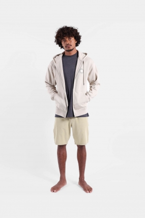Oxbow RADIATE Men's Zip Hoodie | 100% Organic Cotton | Eternal Collection | Swirl Graphic Print | Surfwax 
